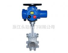 電動不銹鋼刀閘閥PZ973H