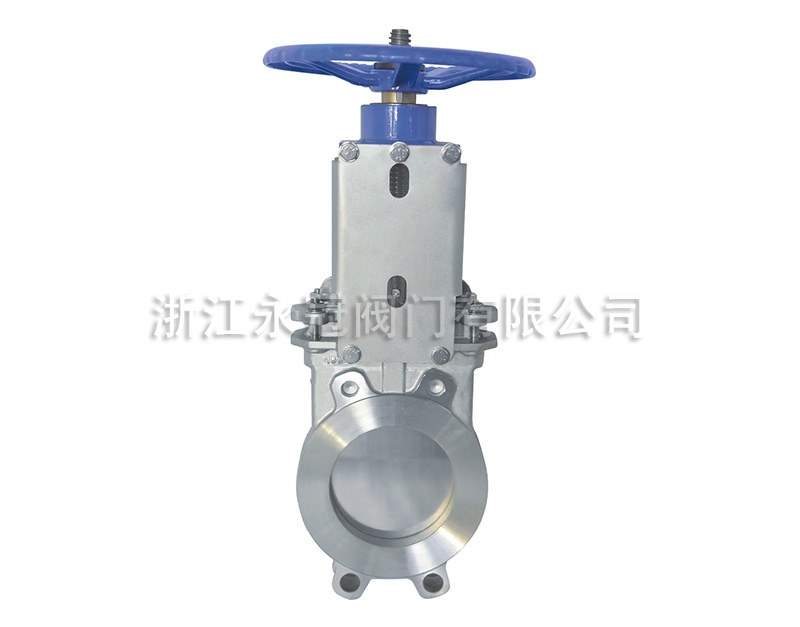 手動不銹鋼對夾刀閘閥PZ73W